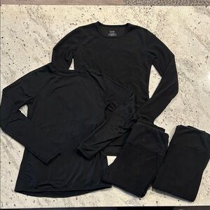 Thermal climateRight stretch fleece and plush warmth XS long sleeve leggings